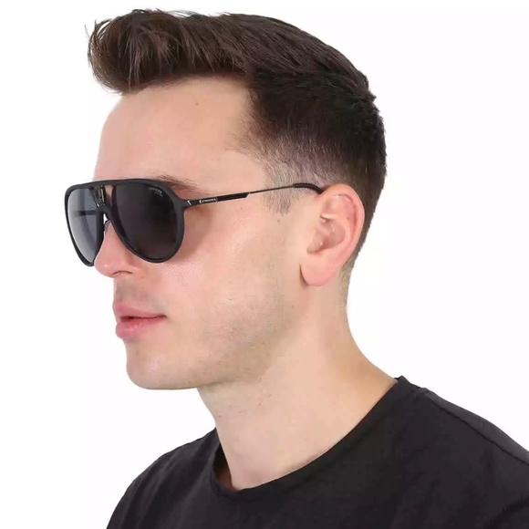 NEW CARRERA 1026/S 0003/IR UNISEX SUNGLASSES CARRERA 1026/S BLACK ROUND EYEWEAR - Picture 2 of 9